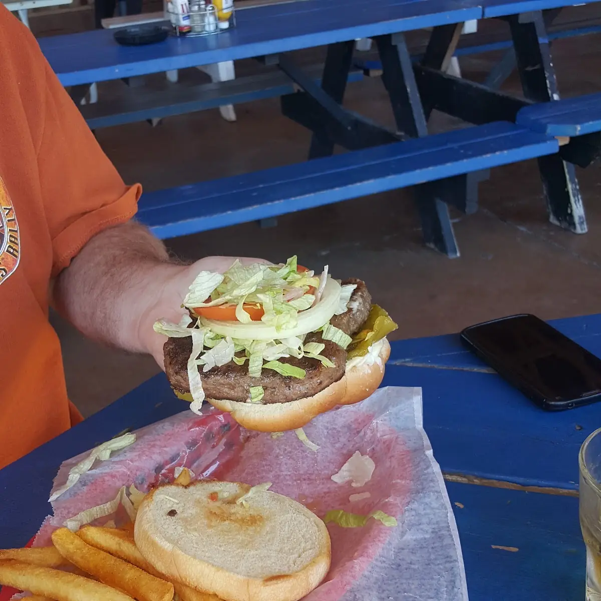 Green Chile Burger