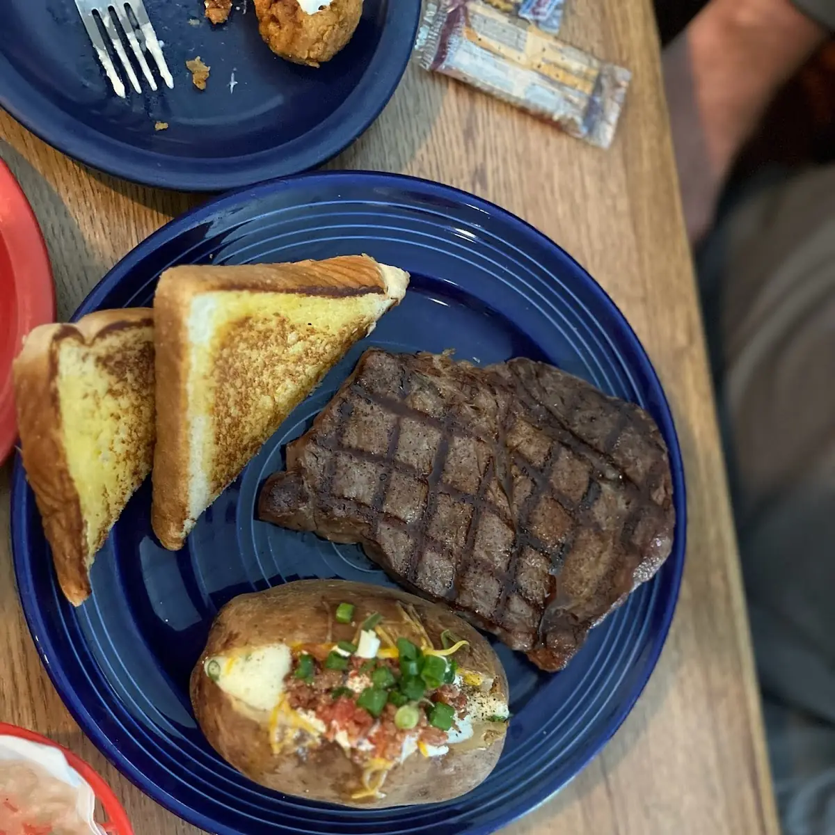 8oz Ribeye with Loaded Baked Potato