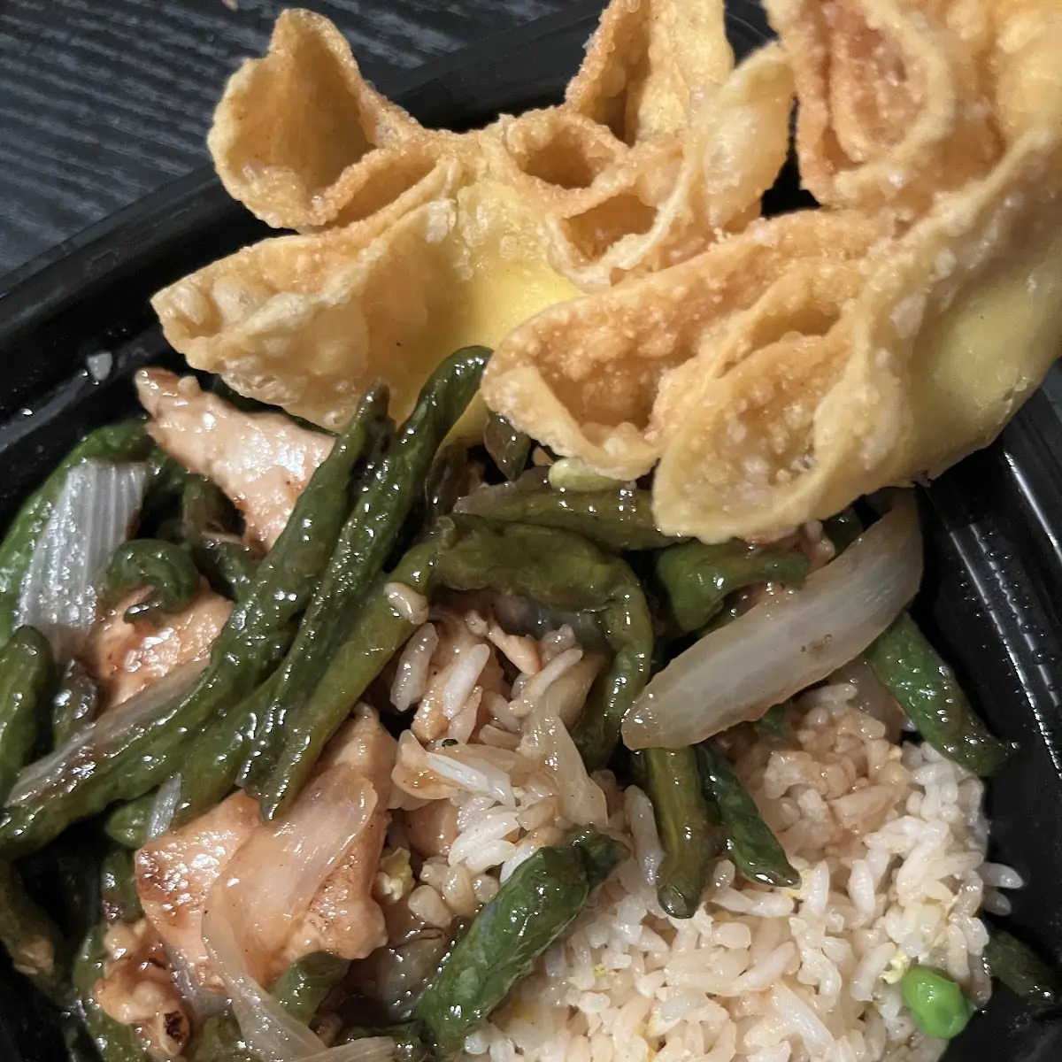 Chicken and Green Beans and Rice