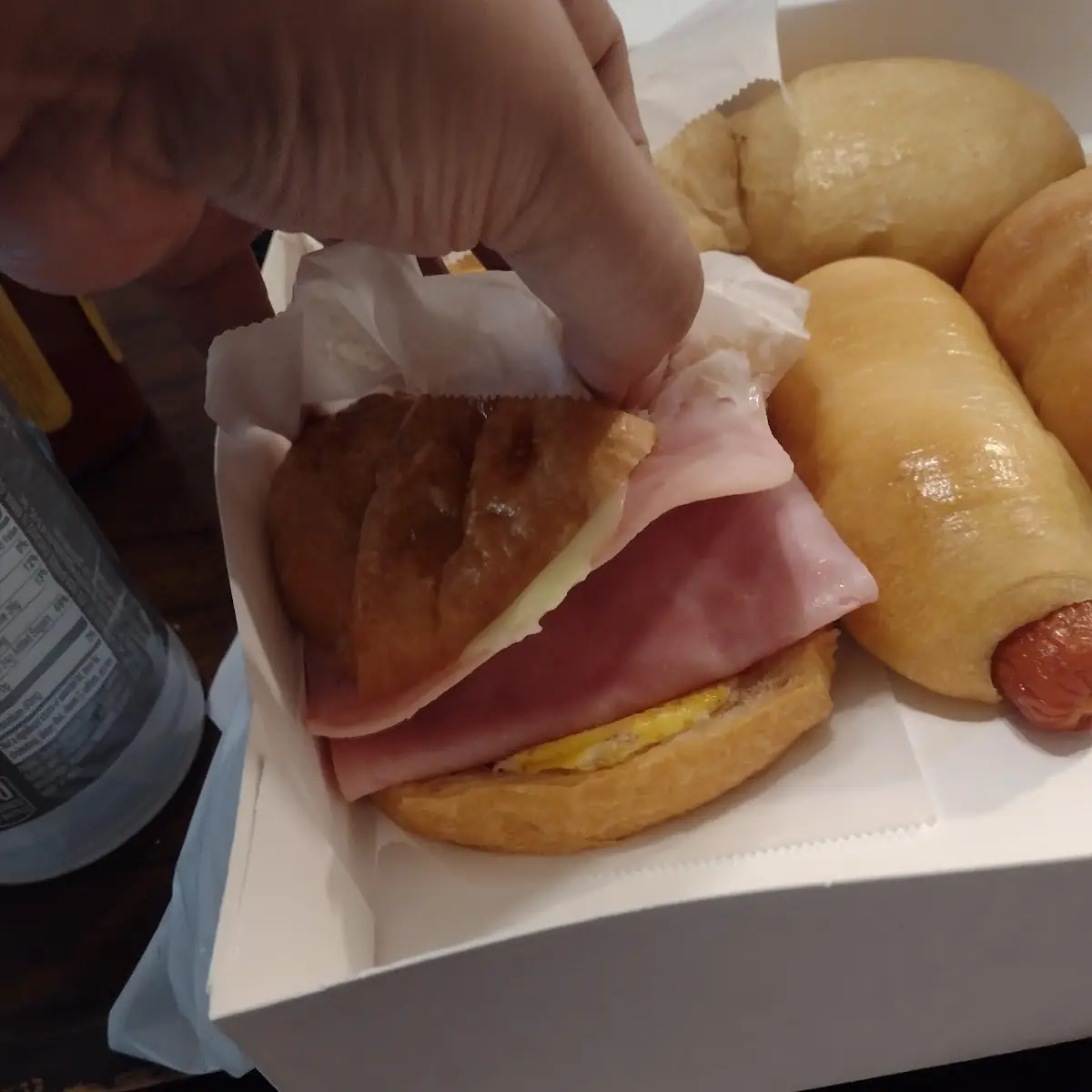 Ham Egg and Cheese Biscuit