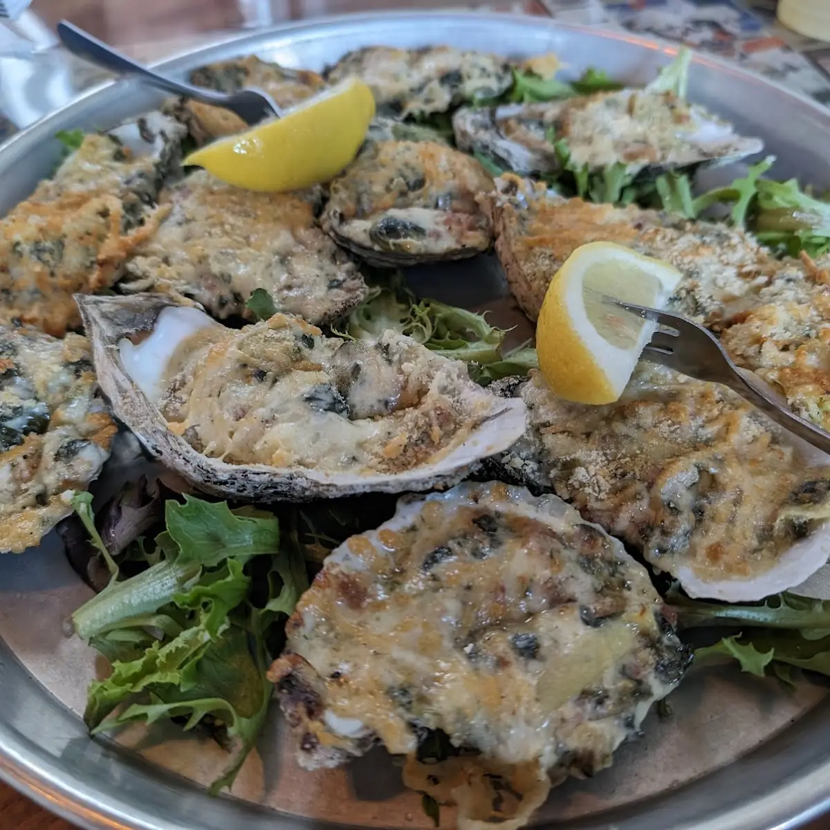 Oysters Rockefeller