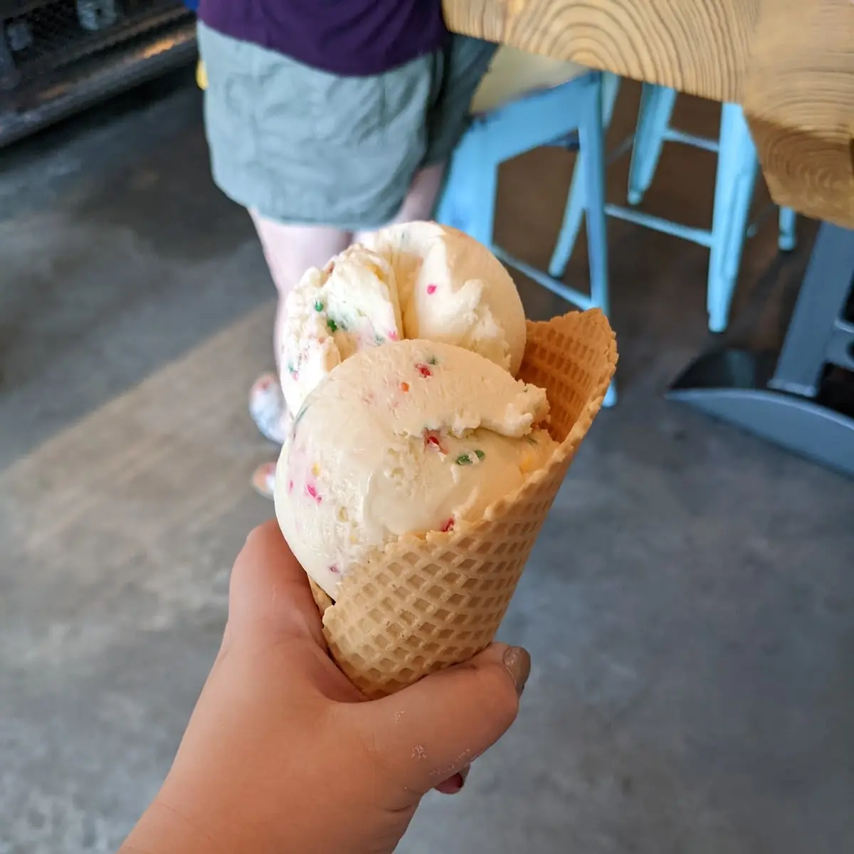 Birthday Cake Ice Cream Cone