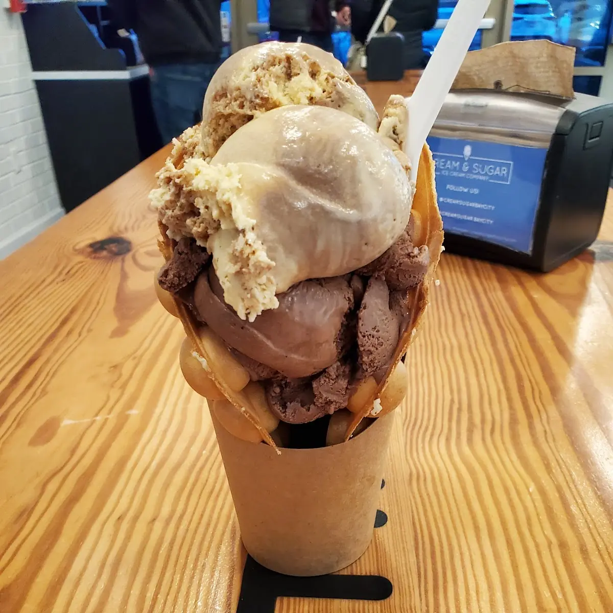 Bubble Waffle Cone