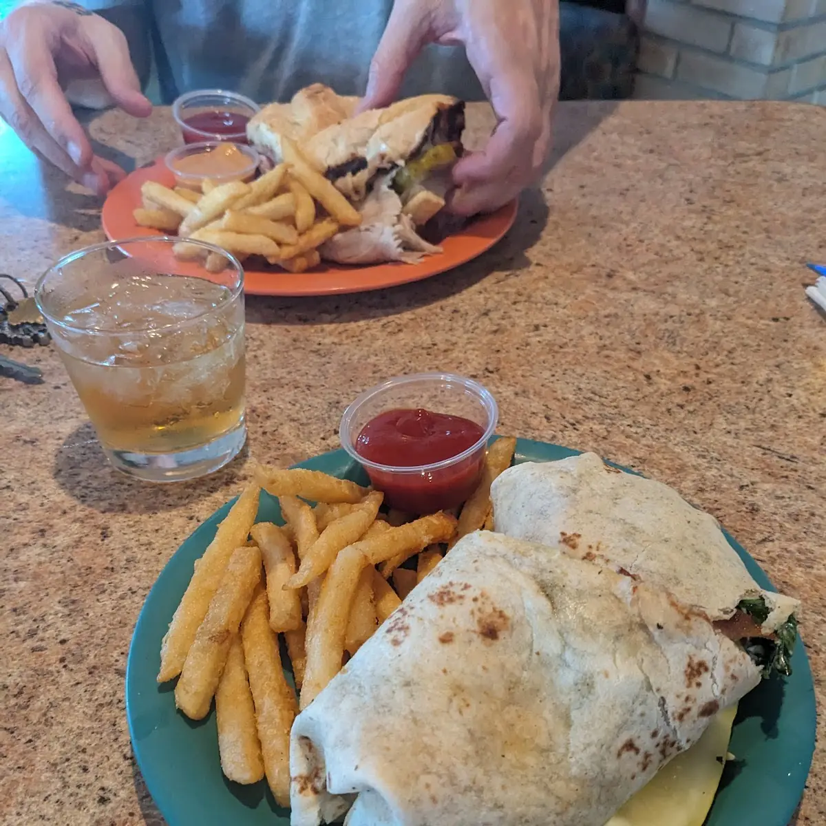 Chicken Rockefeller Wrap