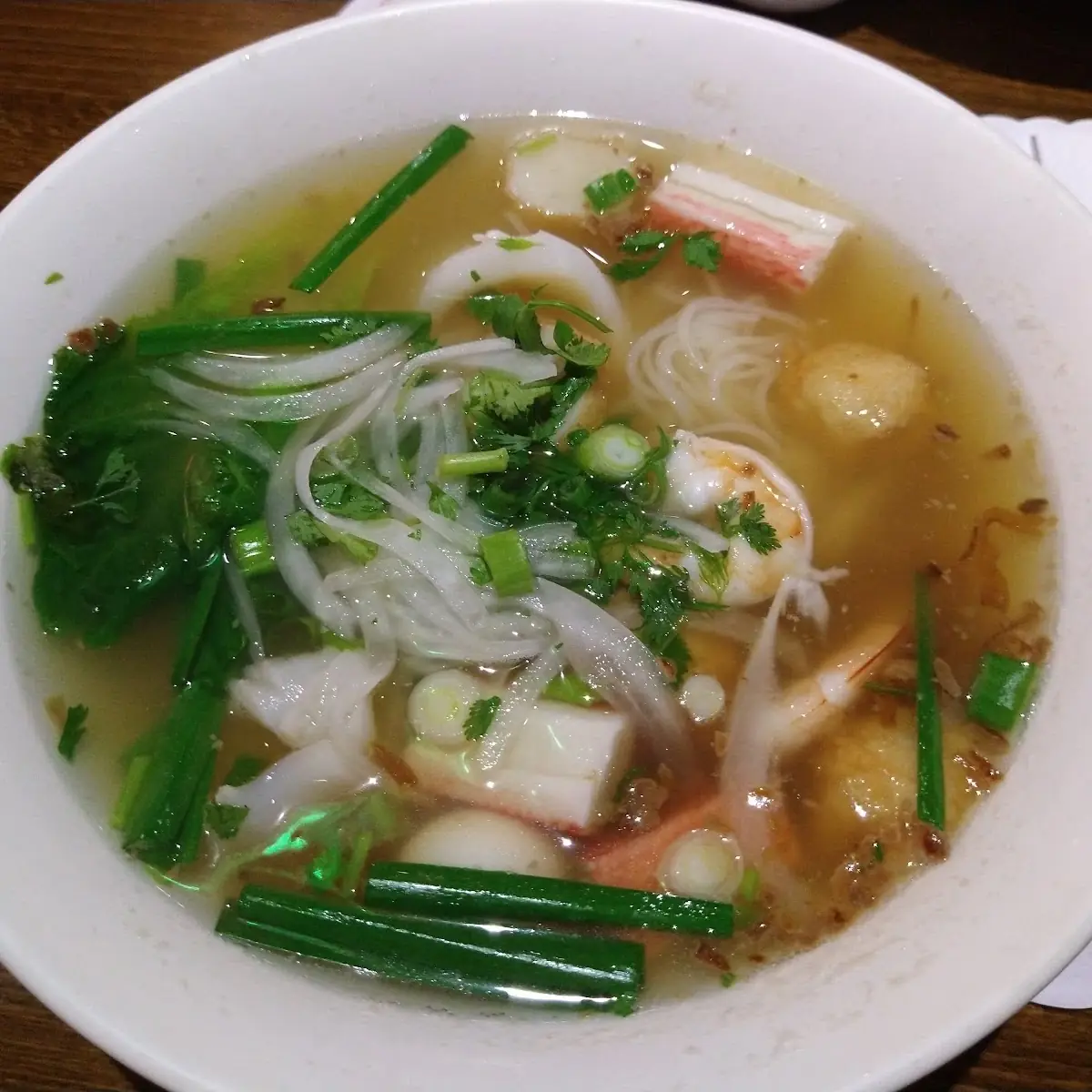 Combination Rice Noodle Soup
