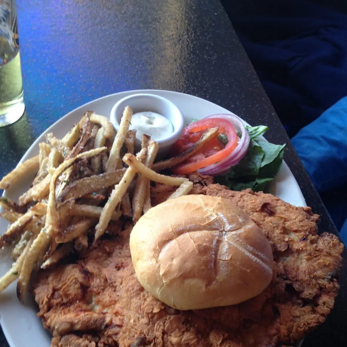 Fried Chicken Thigh Sandwich
