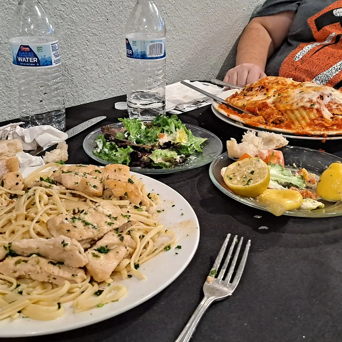 Chicken Parmesan Chicken Scampi Dinners