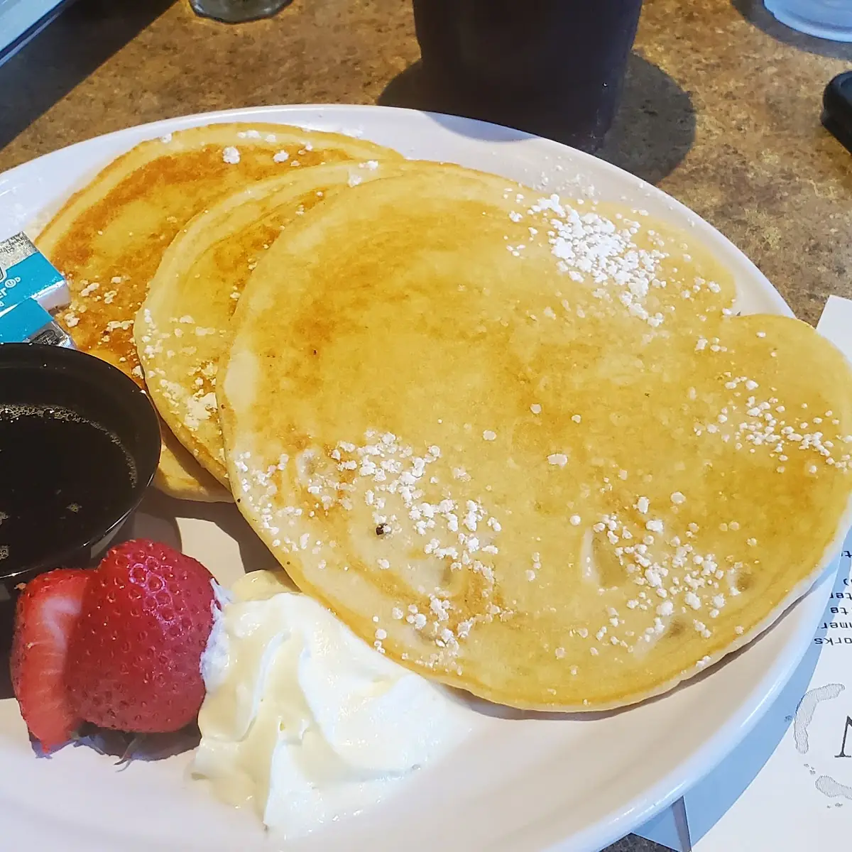 Pancakes and Maple Syrup
