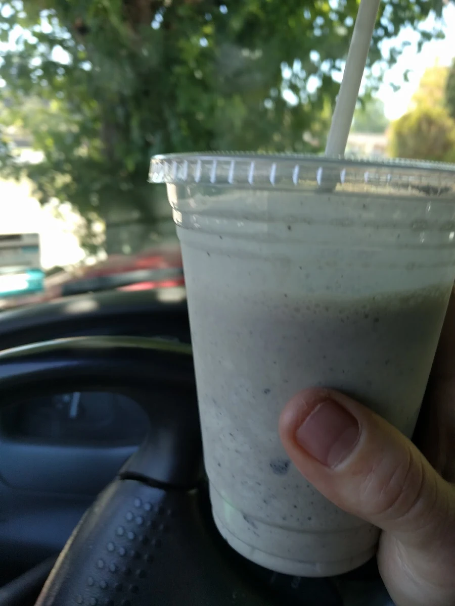 Mint Chocolate Chip Milkshake