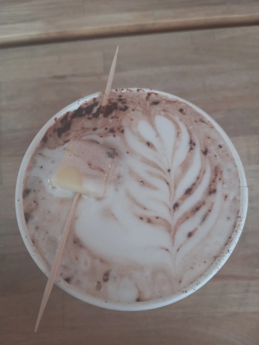 White Chocolate Mint Latte