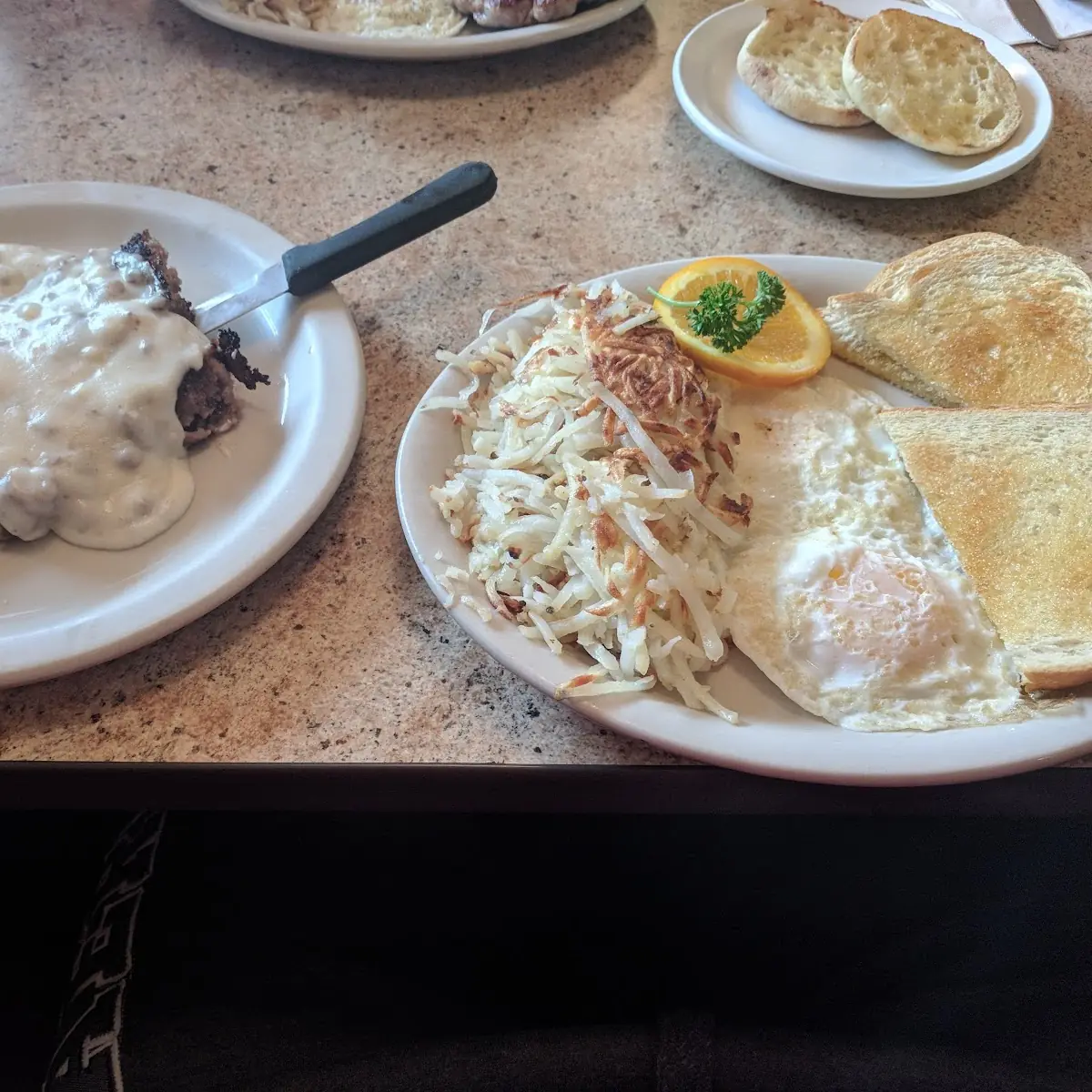 Country Fried Steak and Eggs