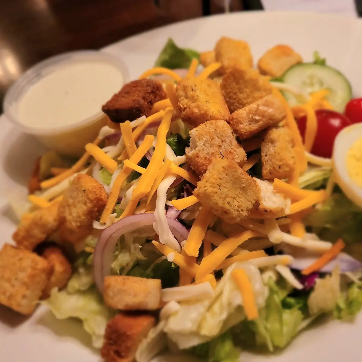 Fried Chicken Tender Salad