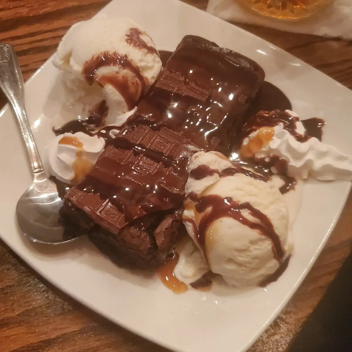 Hershey Bar Hot Fudge Brownie
