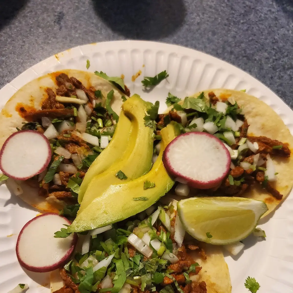 Adobada Tacos with Avocado