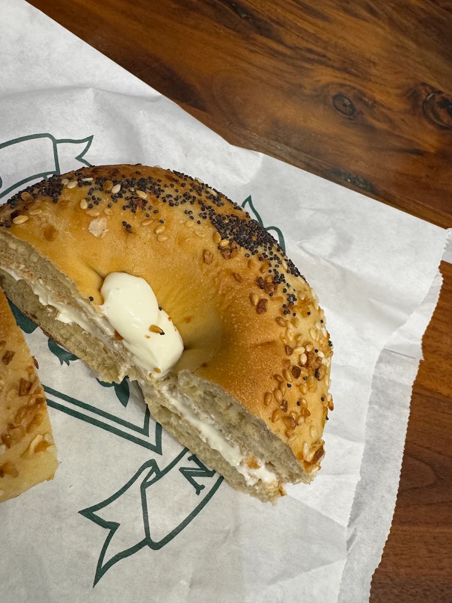 Bagel Cream Cheese not Toasted