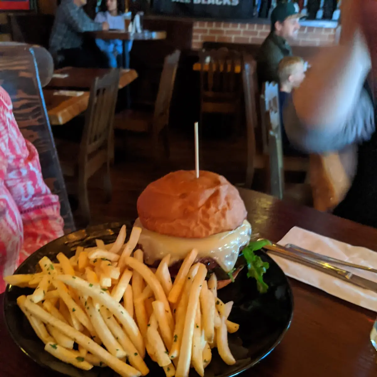 Burger and Fries