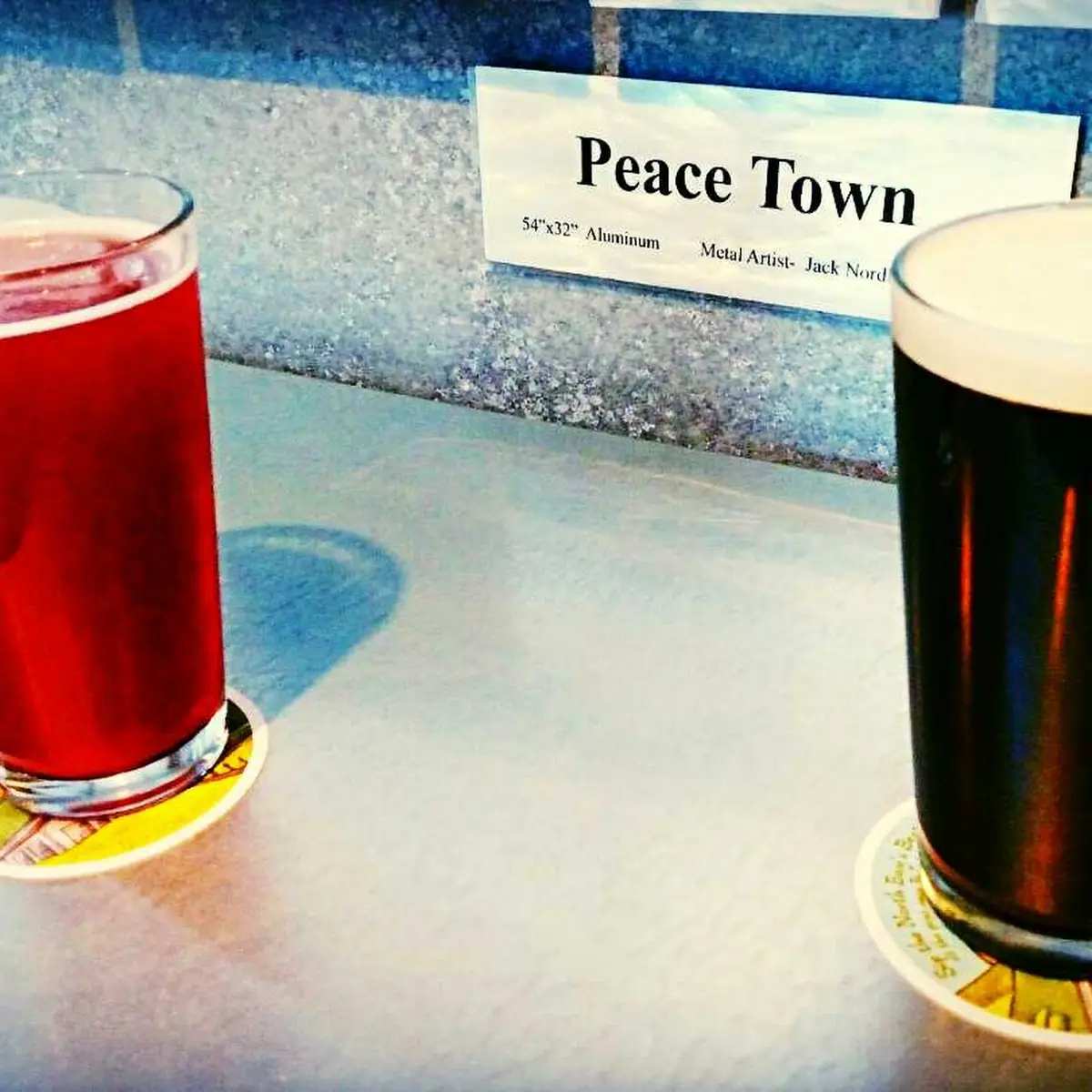 First Crush Raspberry Wheat and Cherry Bomb Vanilla Cherry Nitro Stout
