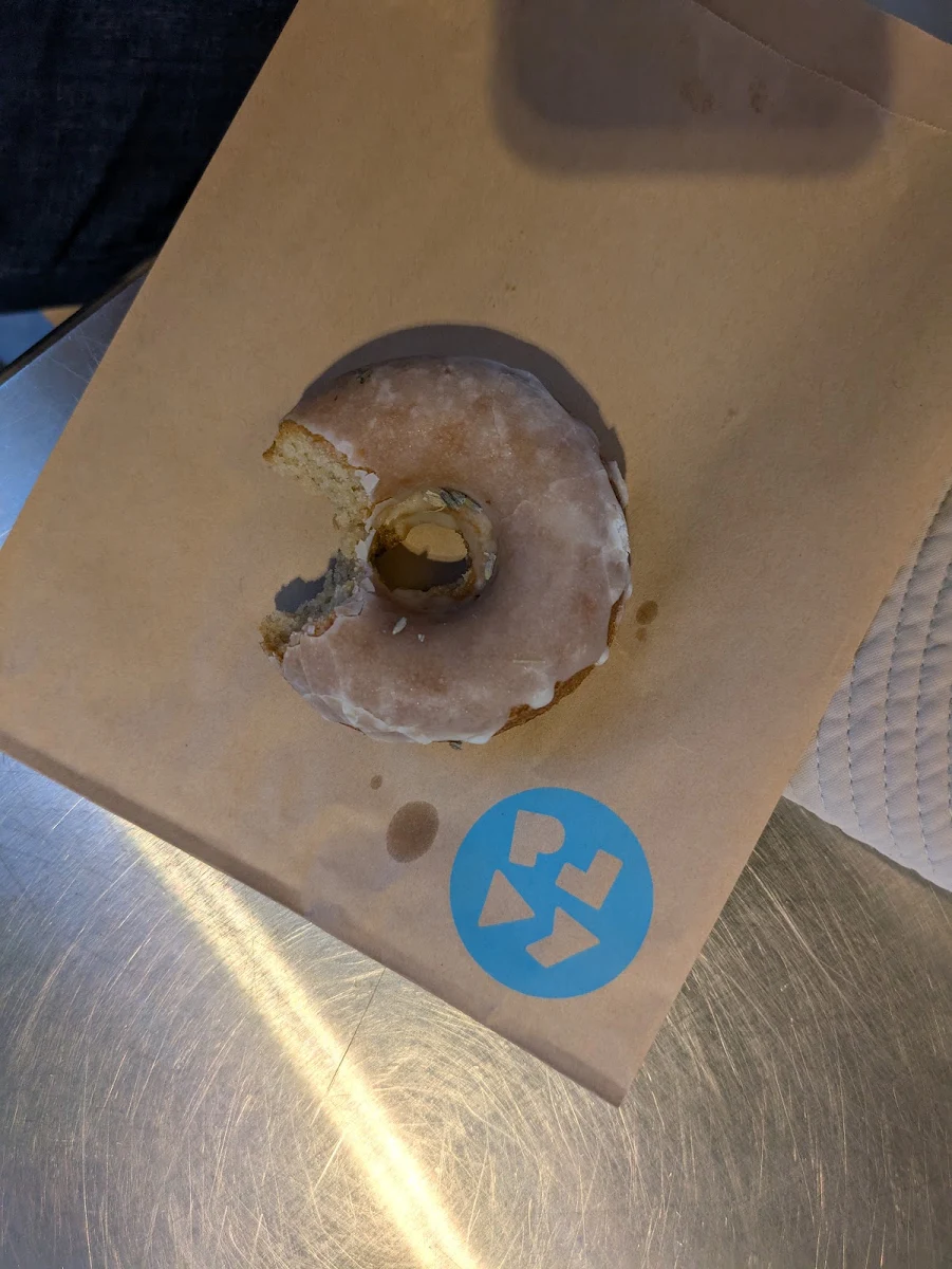 Iced Lavender Donut