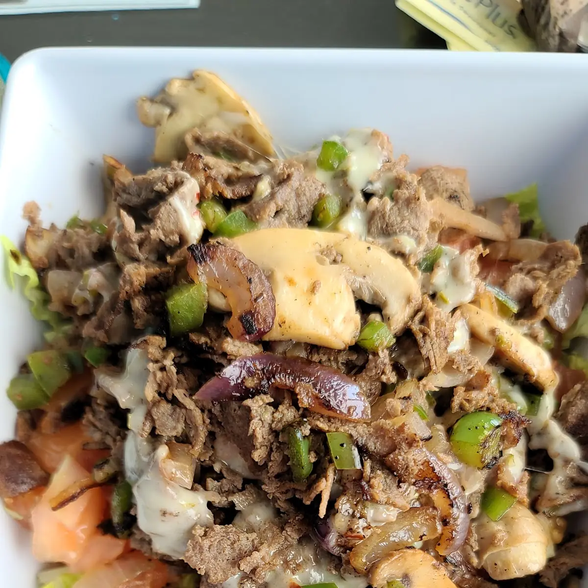 Chix Cheese Steak Salad