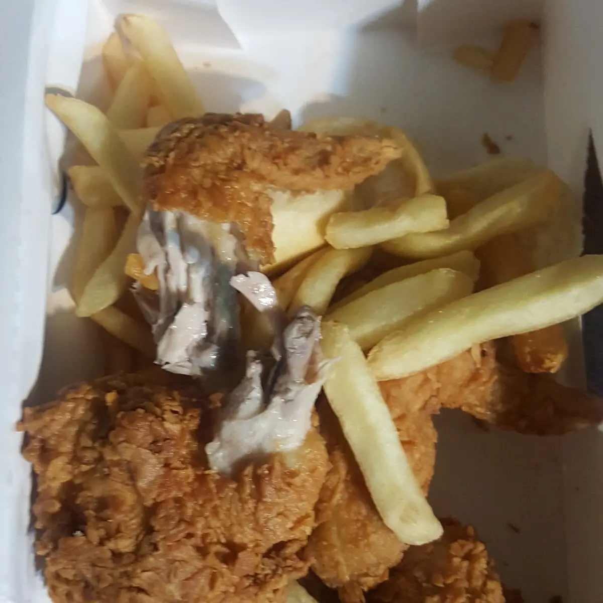 Chicken Wings and Fries