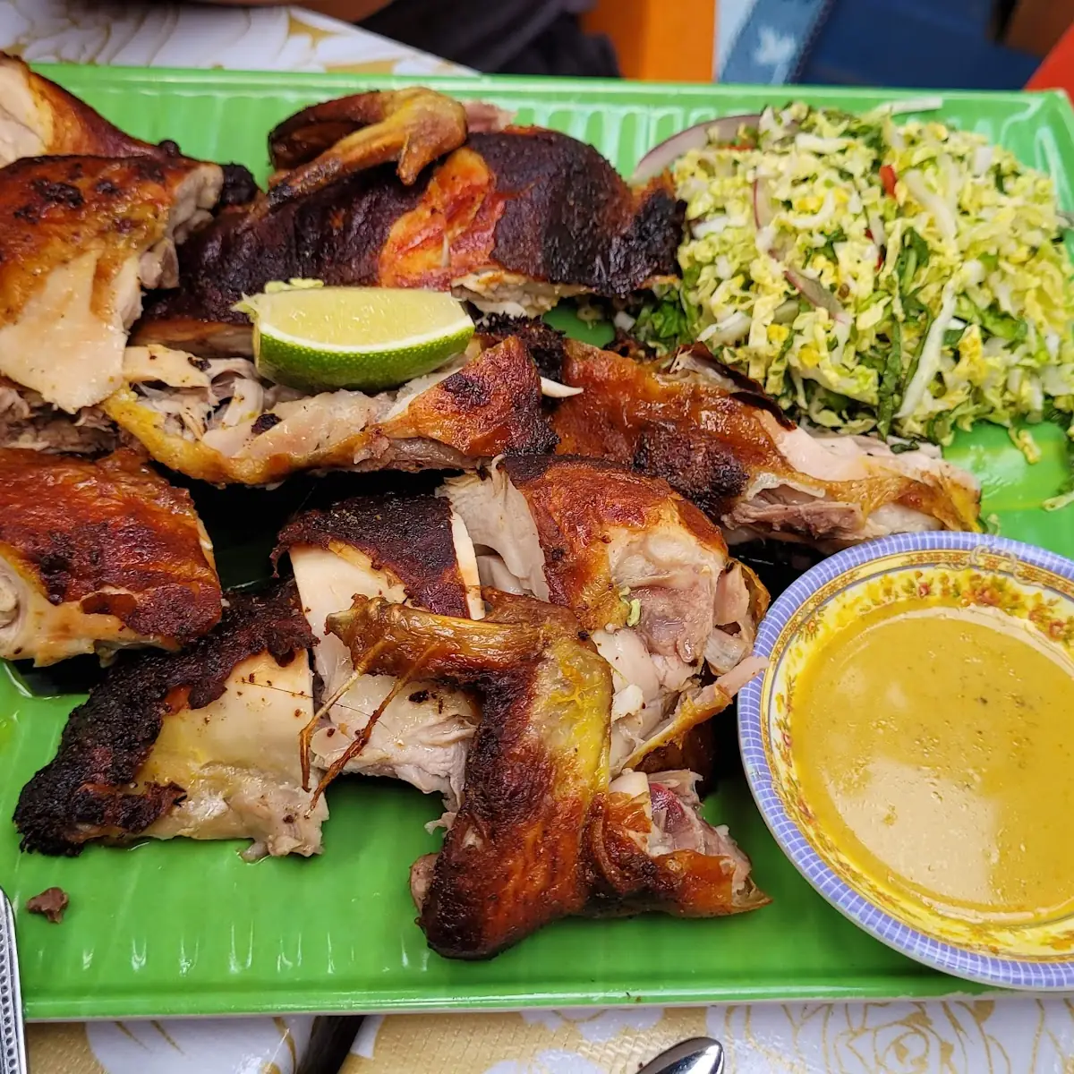 Charcoal Roasted Game Hen