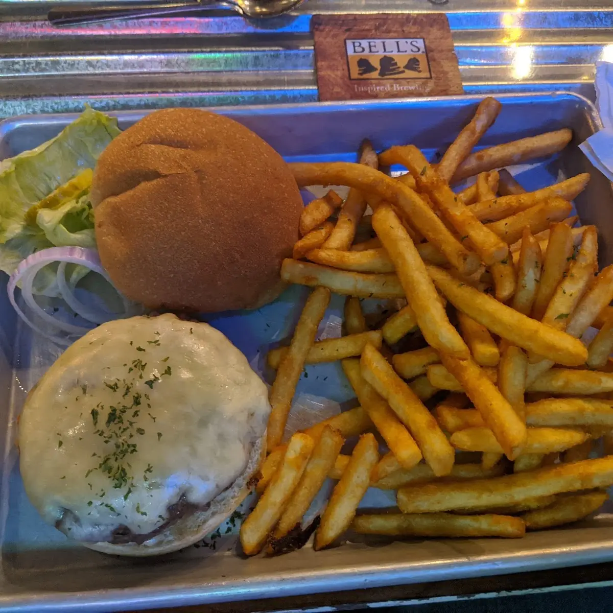 Hamburger with Fries