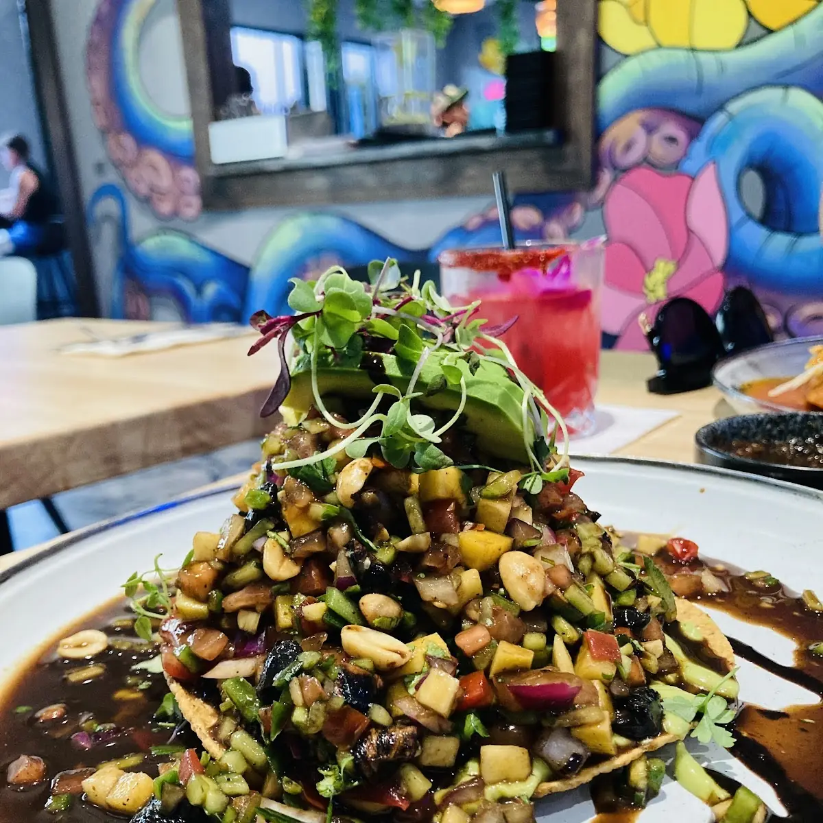 Veg Ceviche Tostada