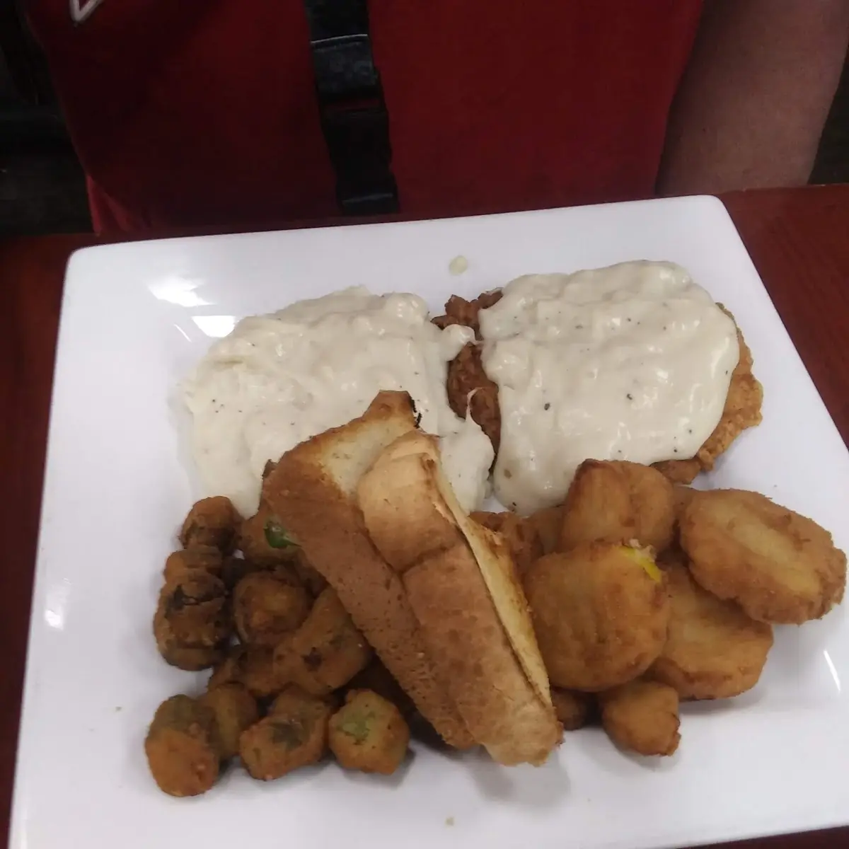 Country Fried Chicken Fried Okra