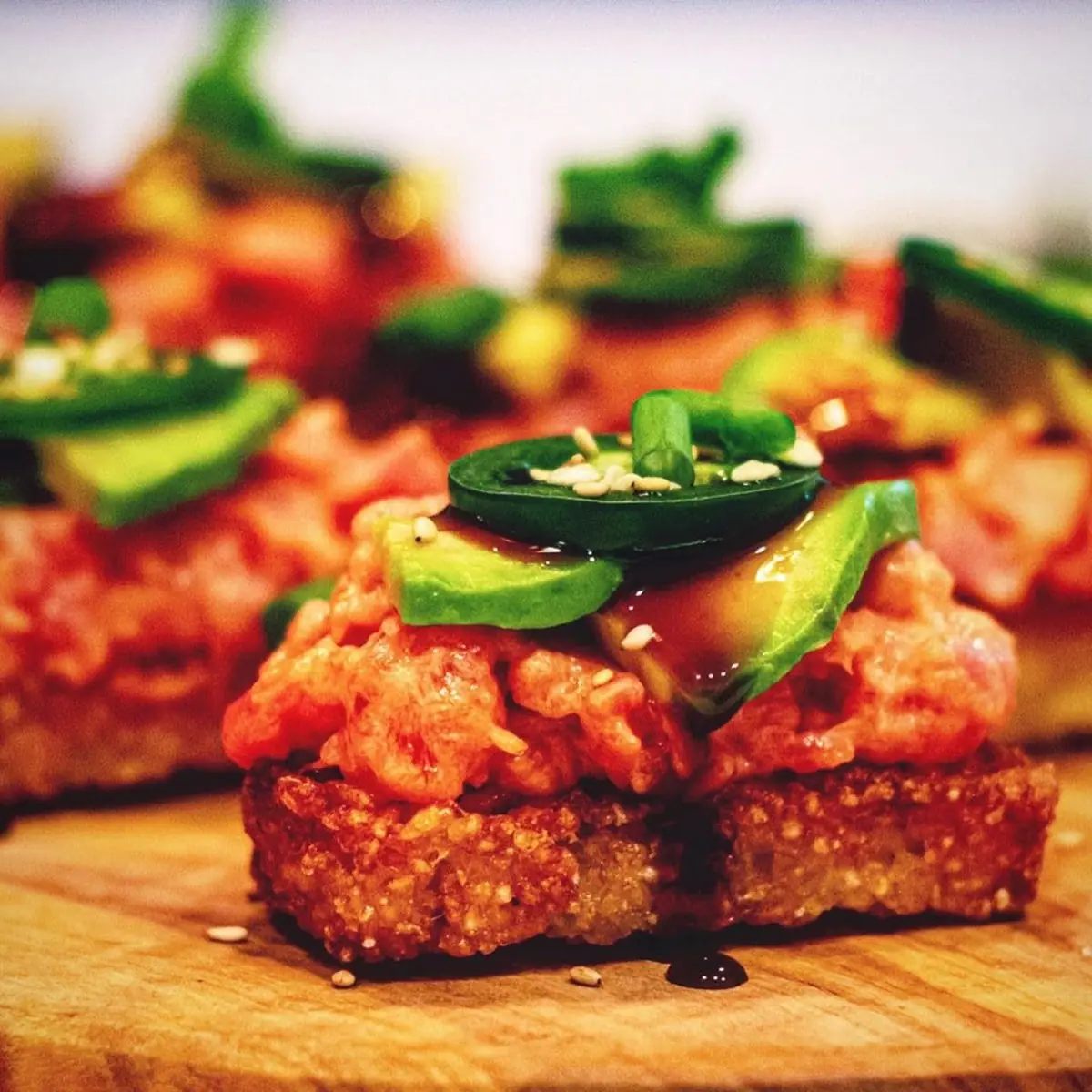 Garlic Tuna Sashimi