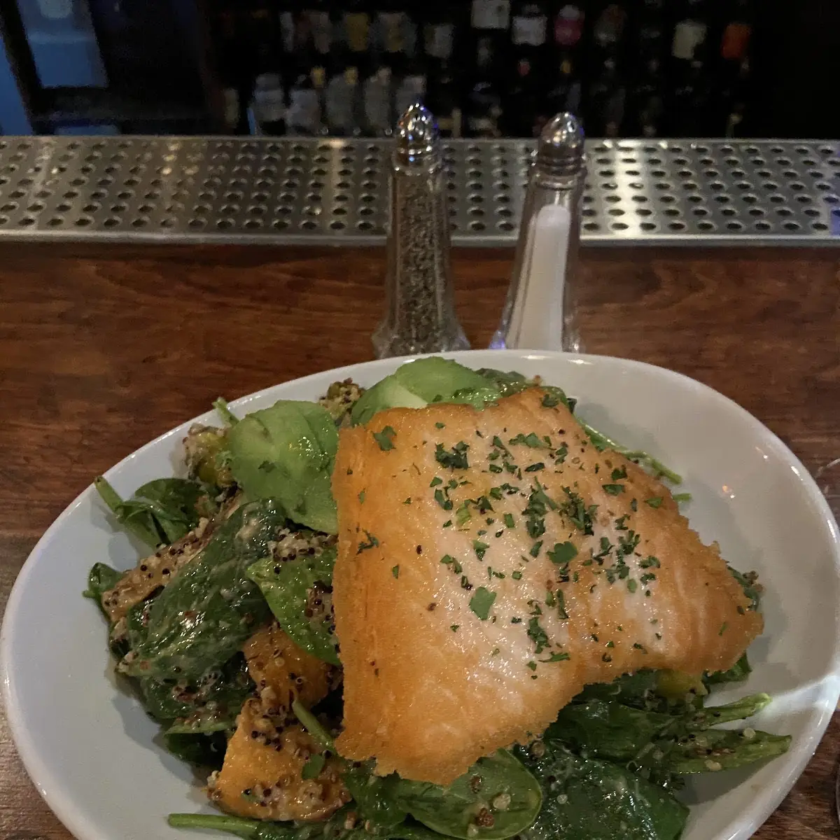 Sweet Potato Salad with Salmon
