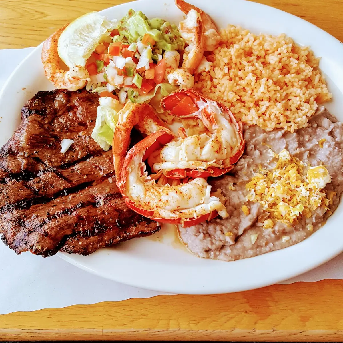 Shrimp and Rice & Beans