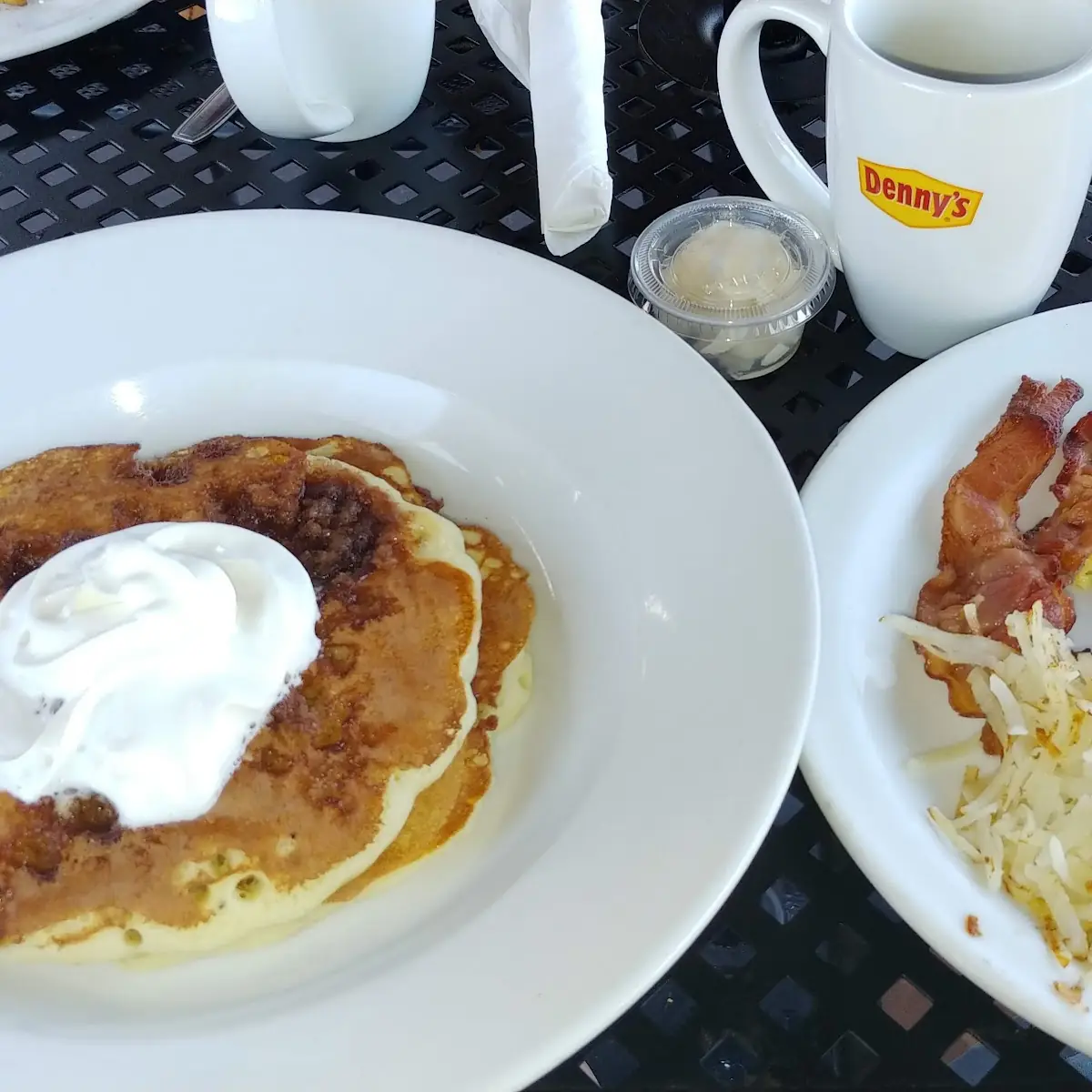 Cinnamon Roll Pancake Breakfast