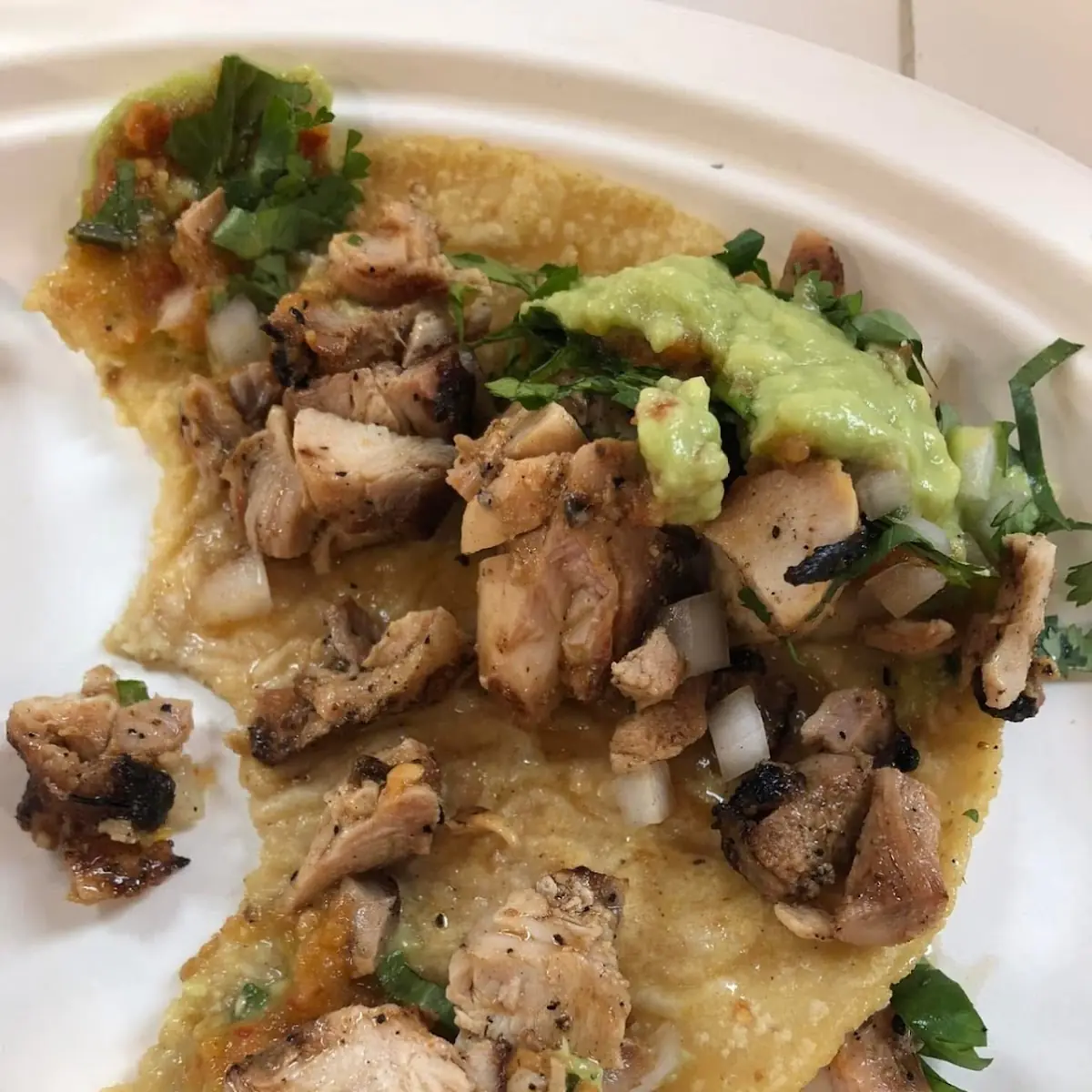 Pollo Asado Taco