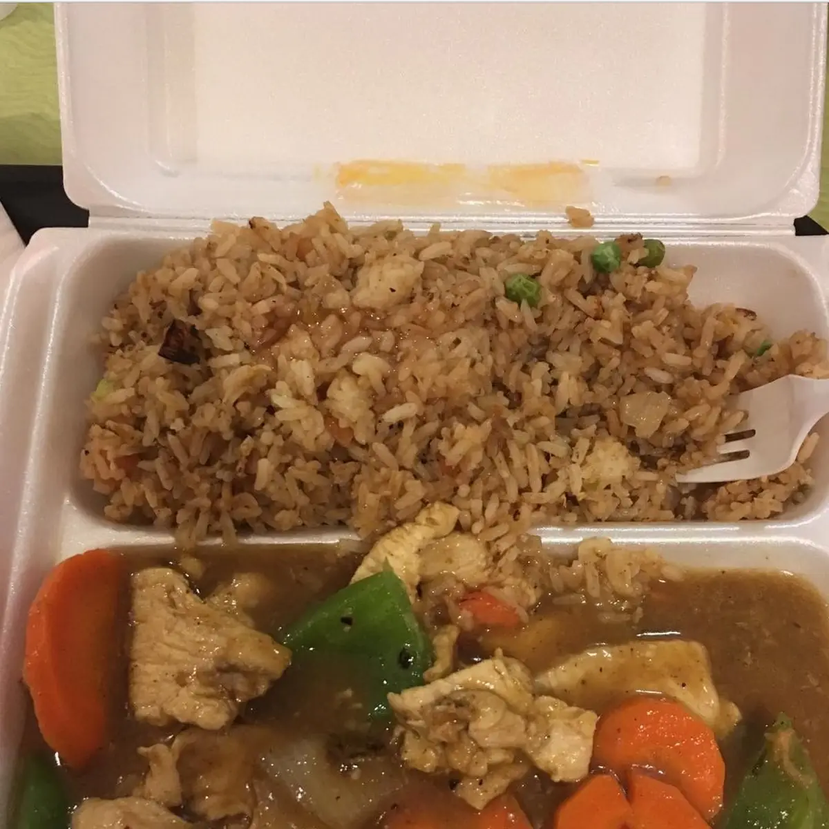 Curry Chicken with Shrimp Fried Rice