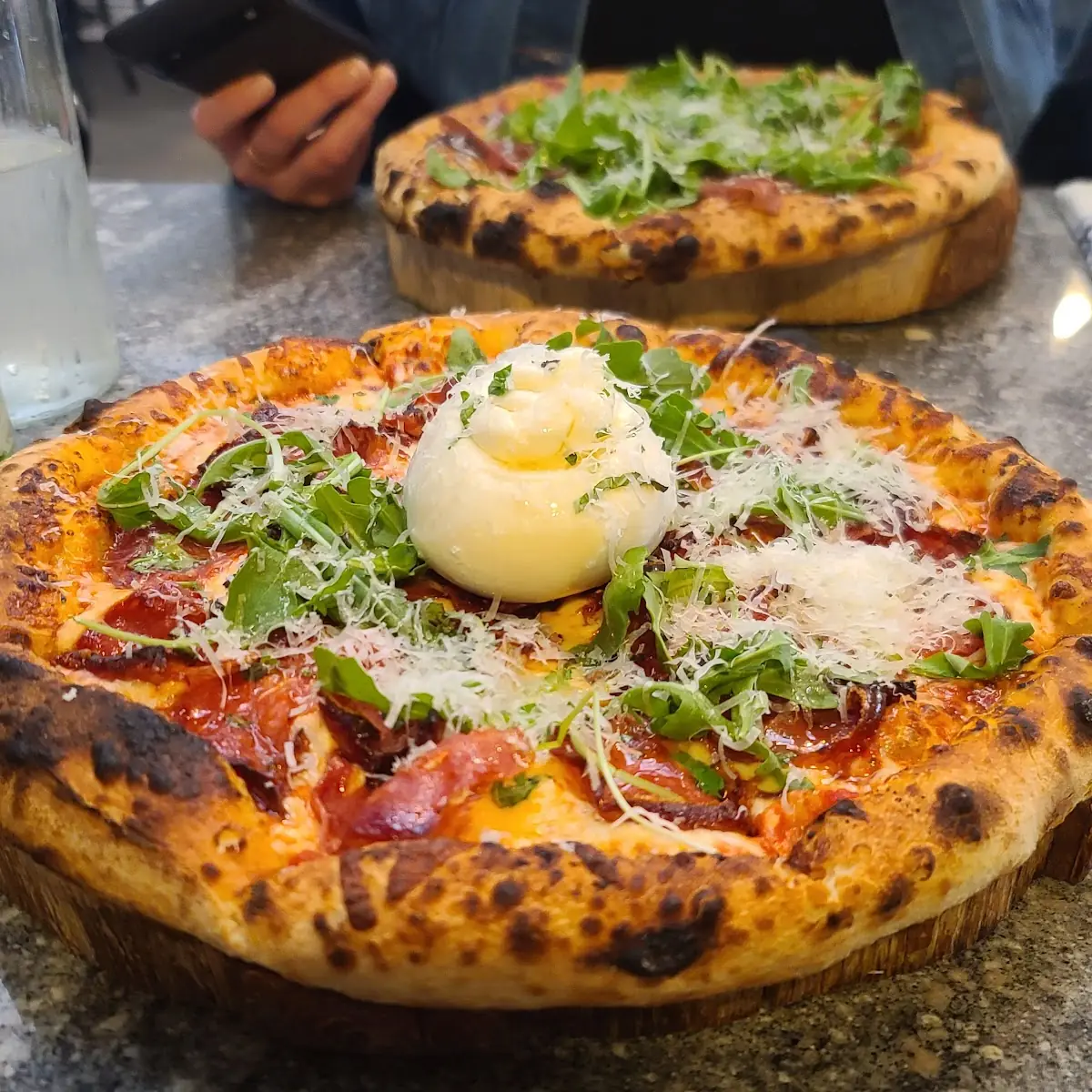 Burrata Pizza, 335 on the Ridge