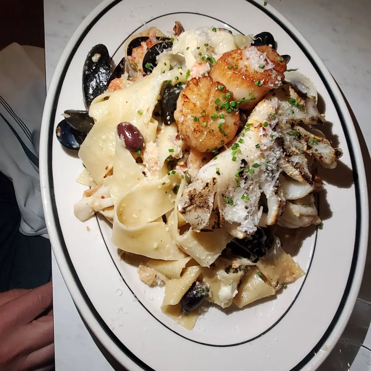 Seafood Pasta, 335 on the Ridge