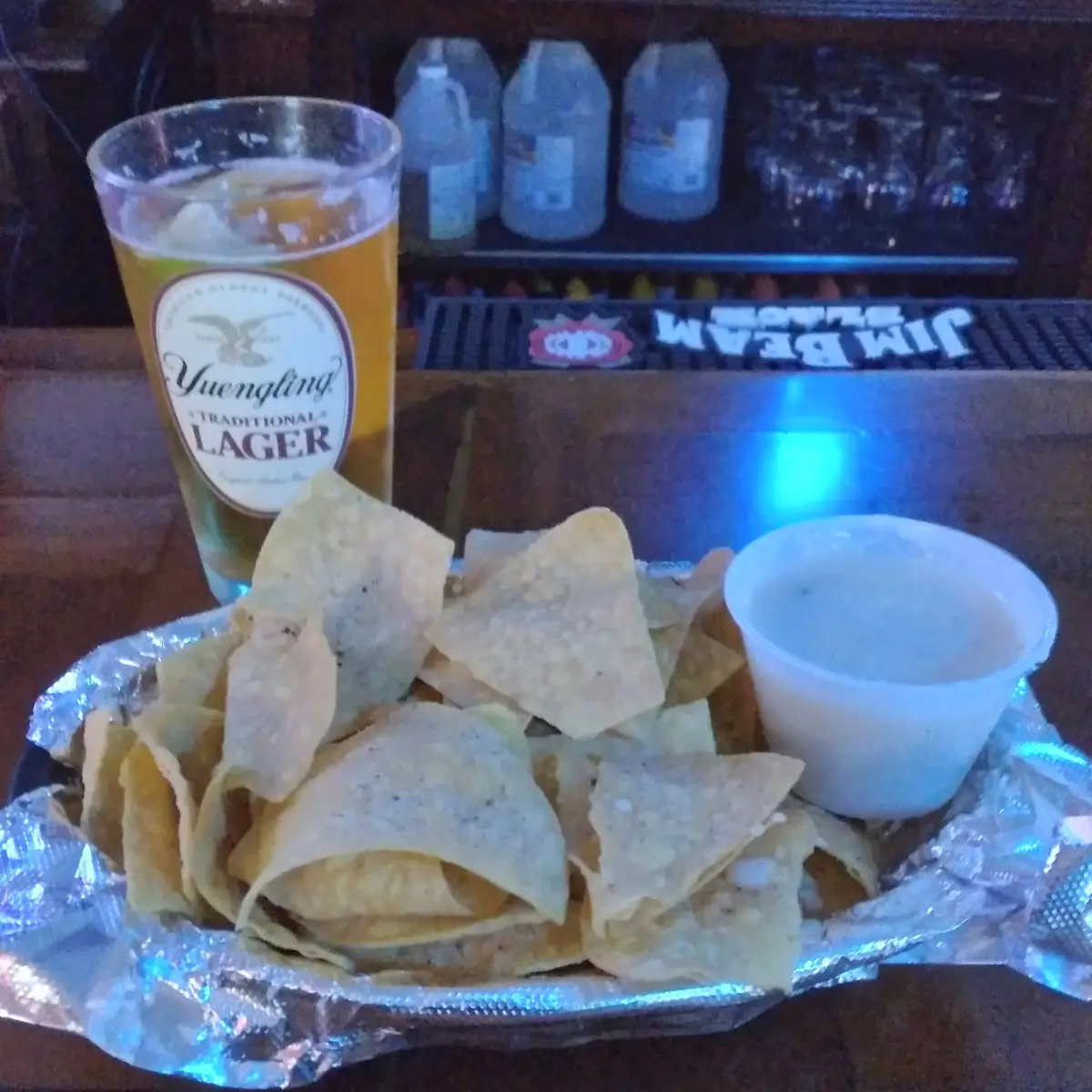 Chips and Queso Dip