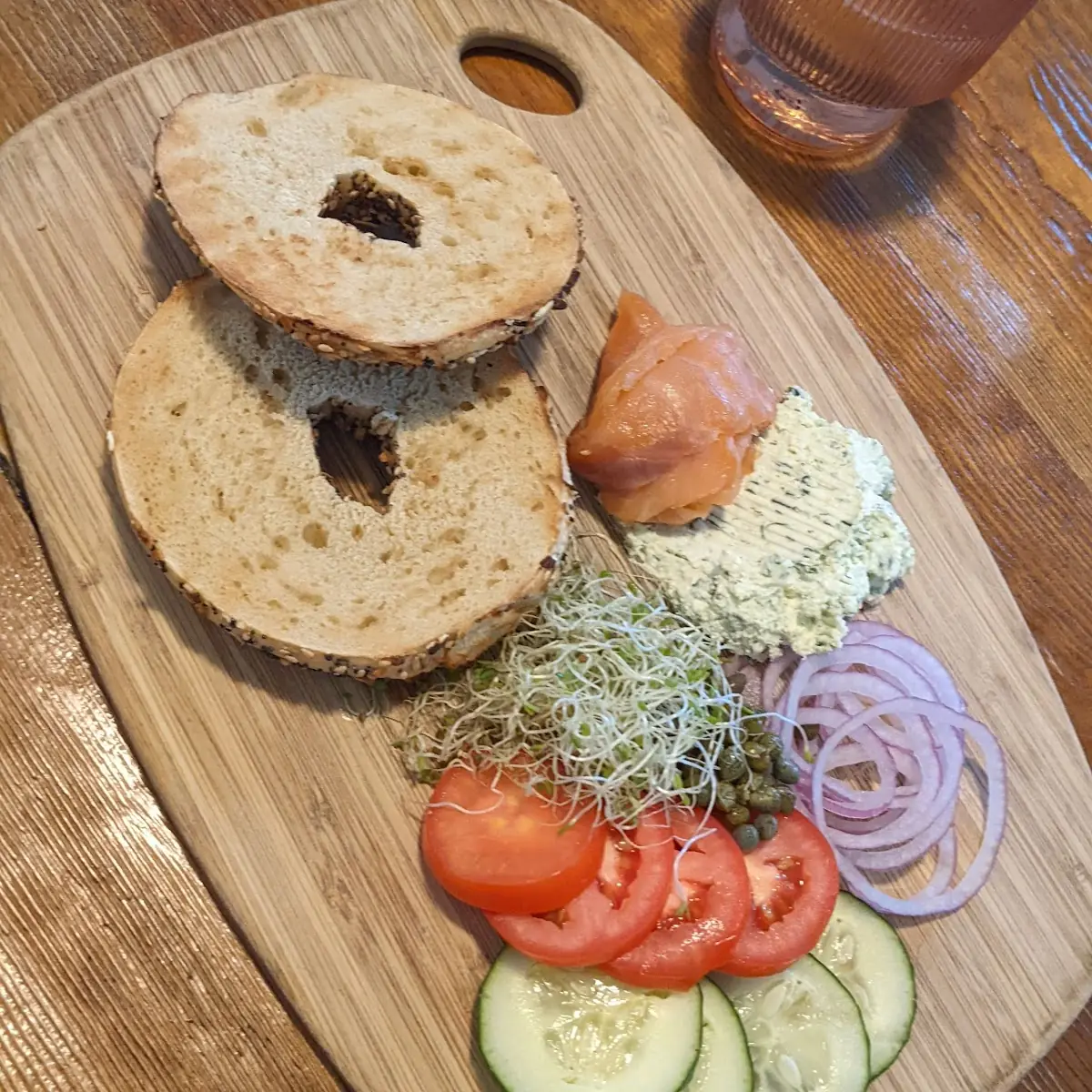 Everything Bagel Plate with Lox