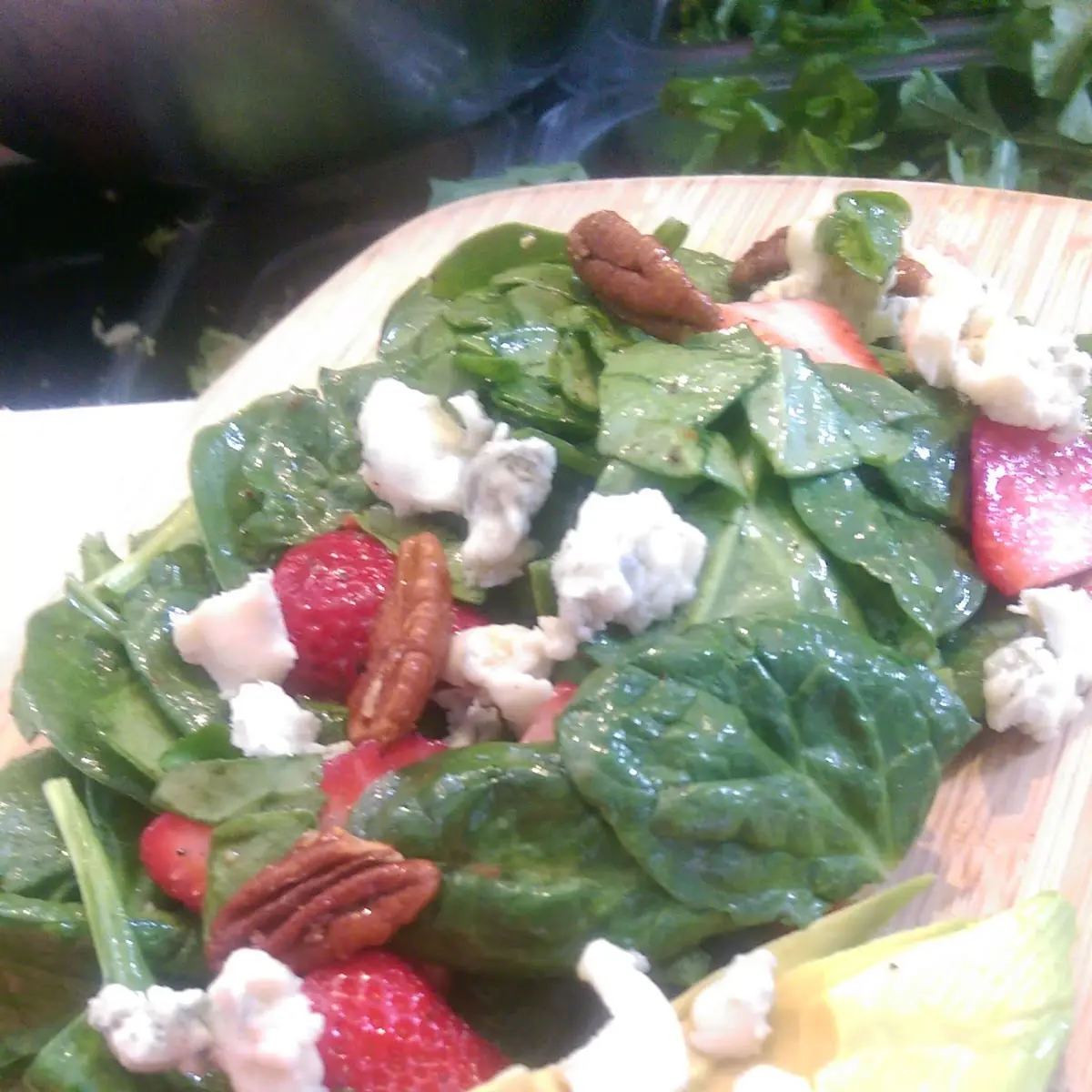 Strawberry and Blue Cheese Salad
