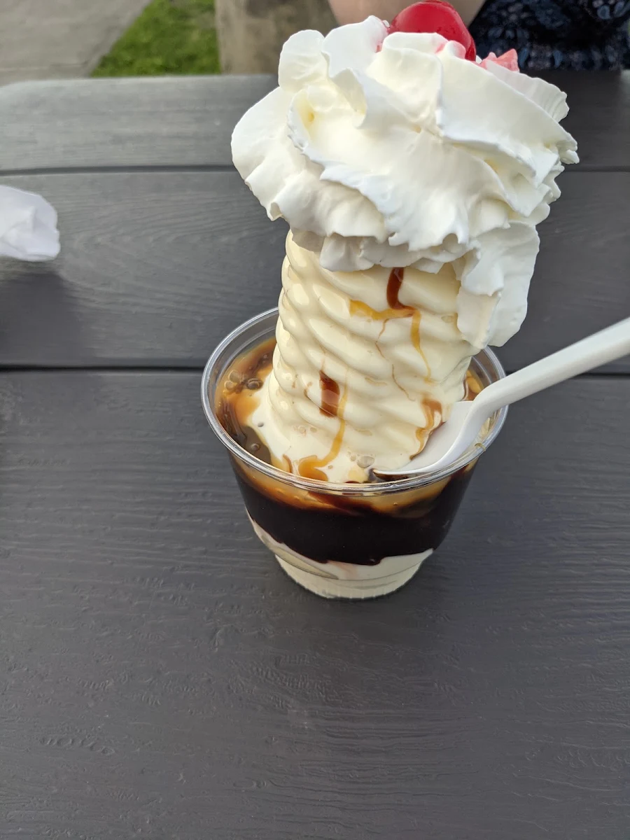 Hot Fudge Caramel Sundae