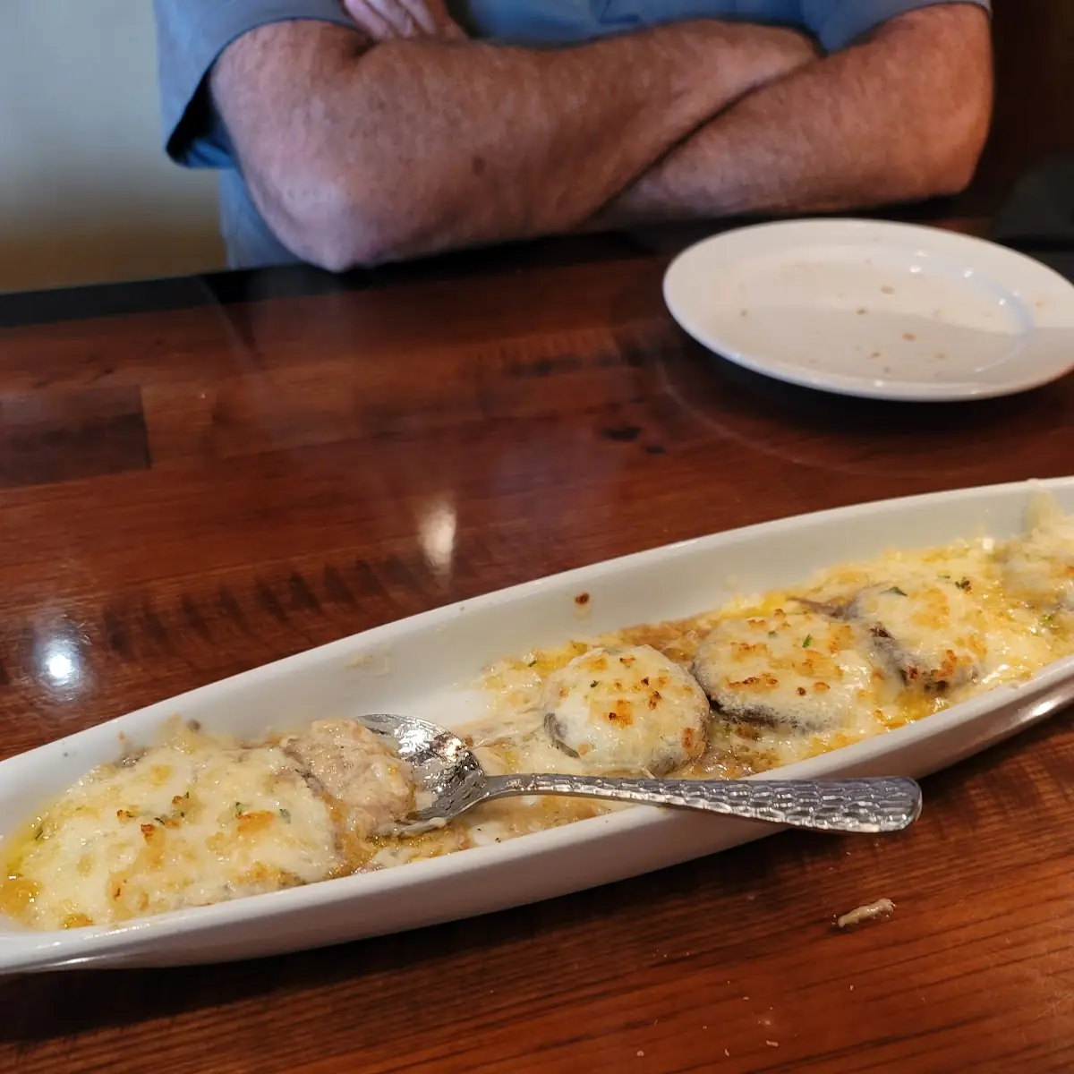 White Cheddar Stuffed Mushrooms