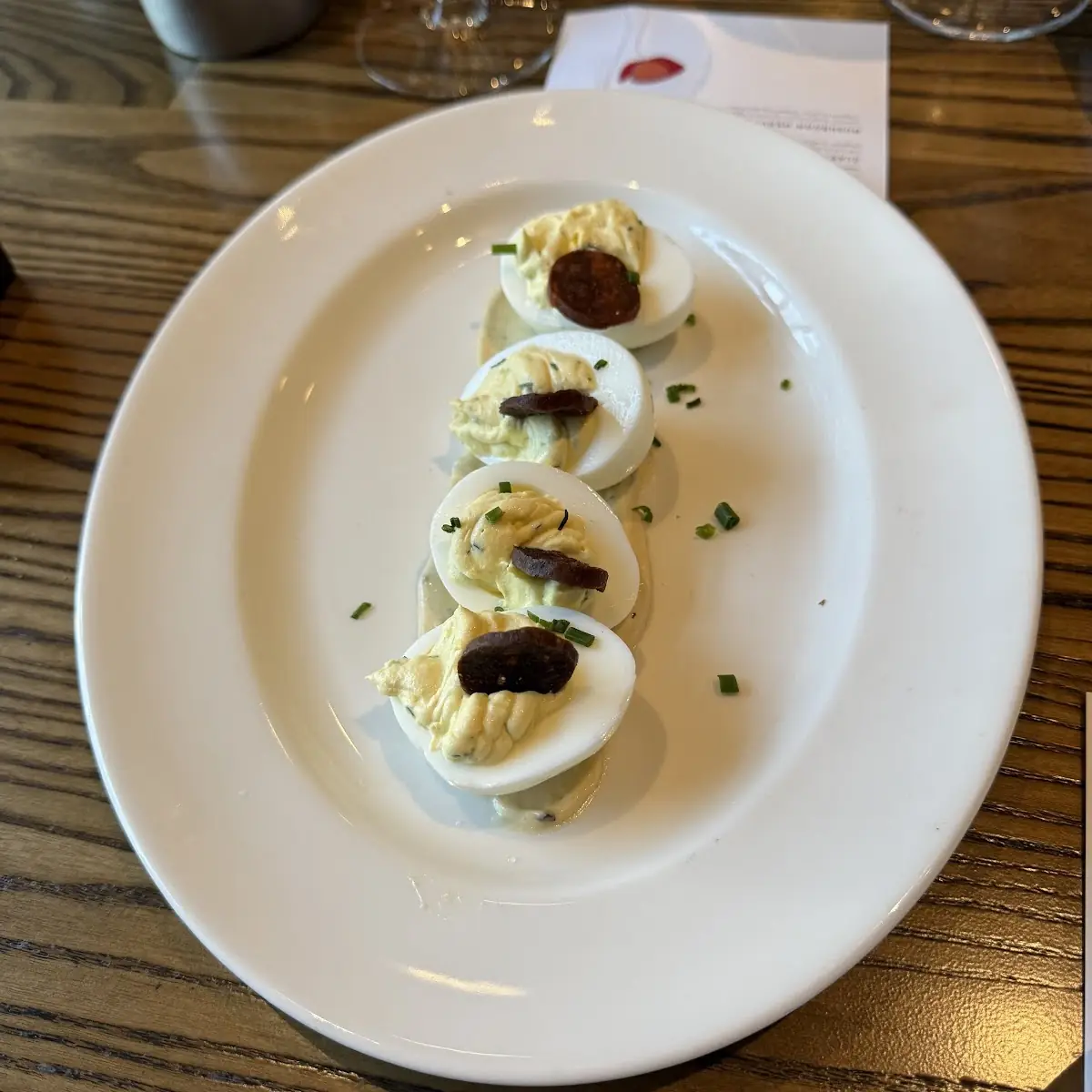 Deviled Eggs with Chorizo