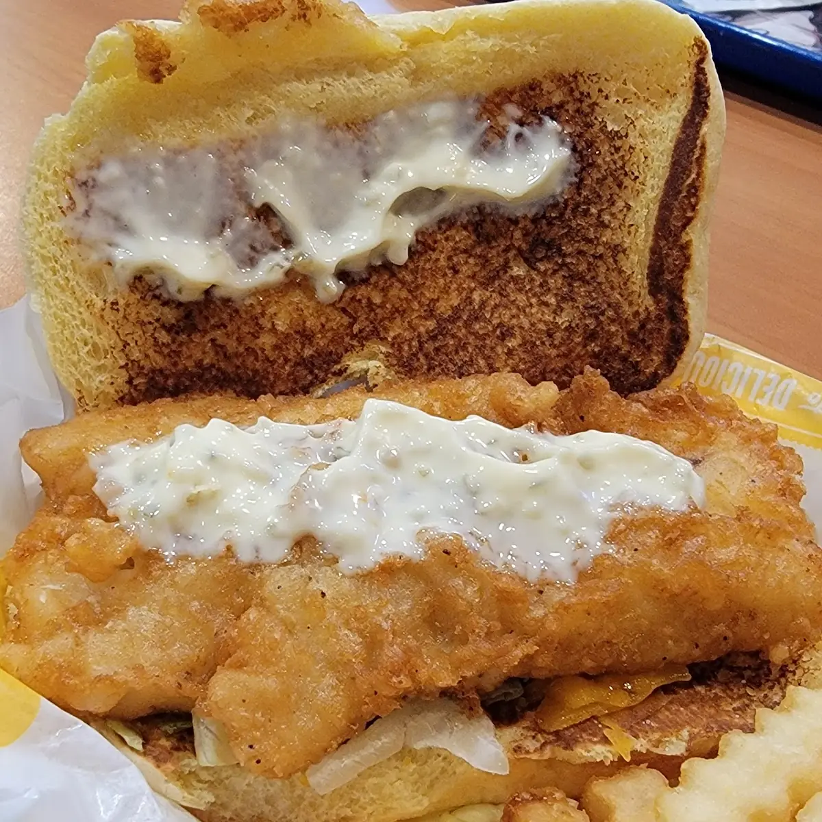 Fish Sandwich with Tarter Sauce