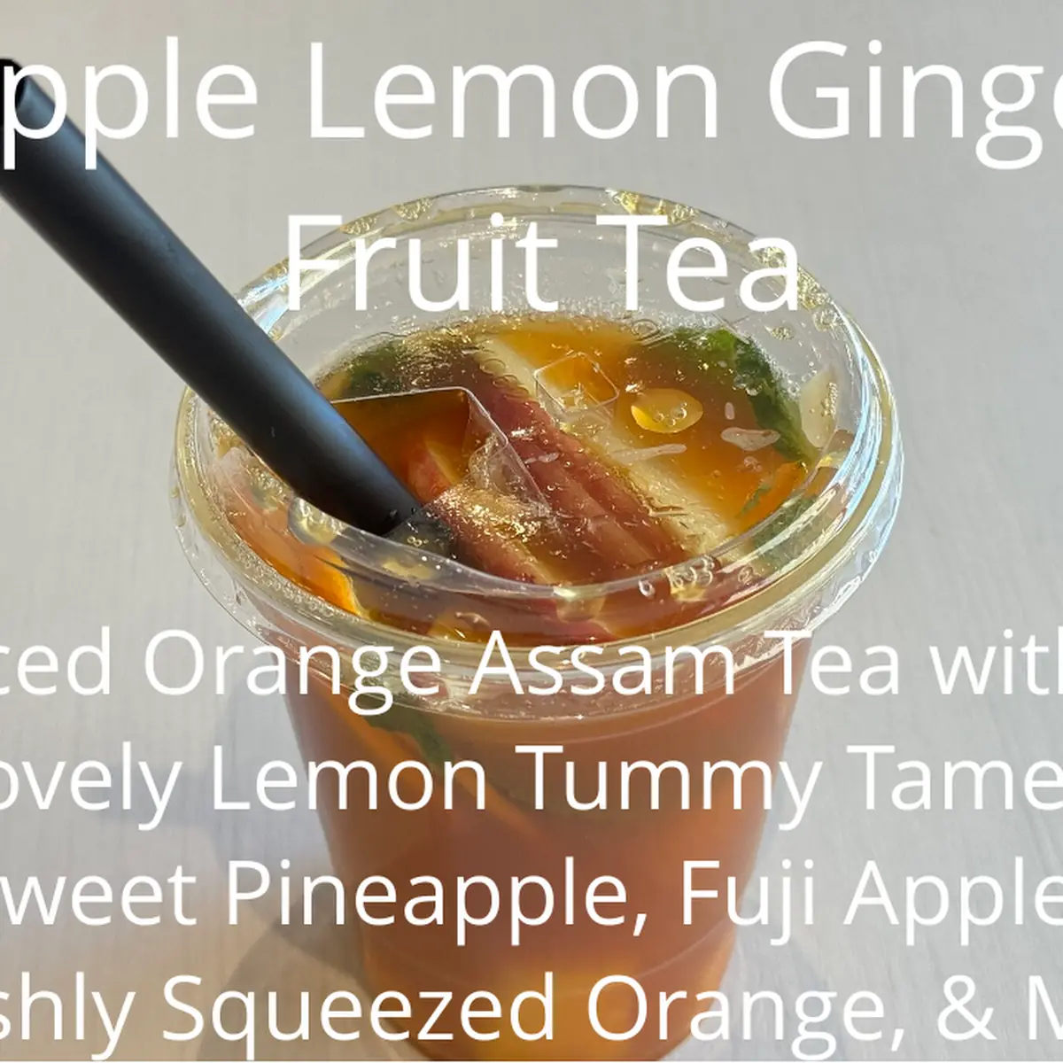 Orange Apple Pineapple Fruit Tea 24oz Cup