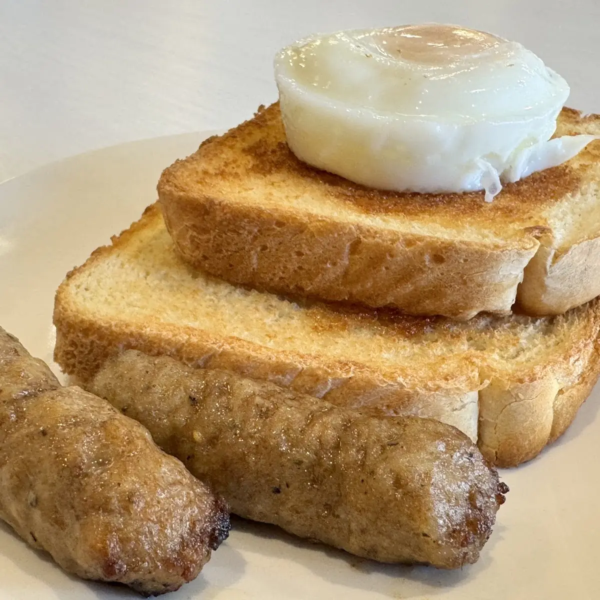 Sausage Egg and Butter Toast
