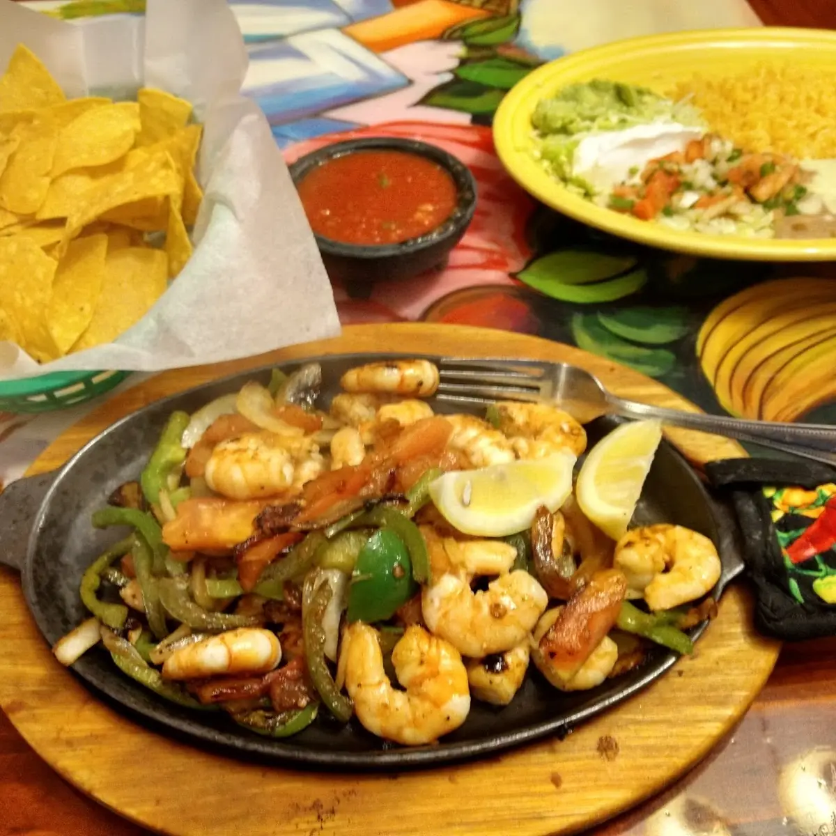 Shrimp Fajitas