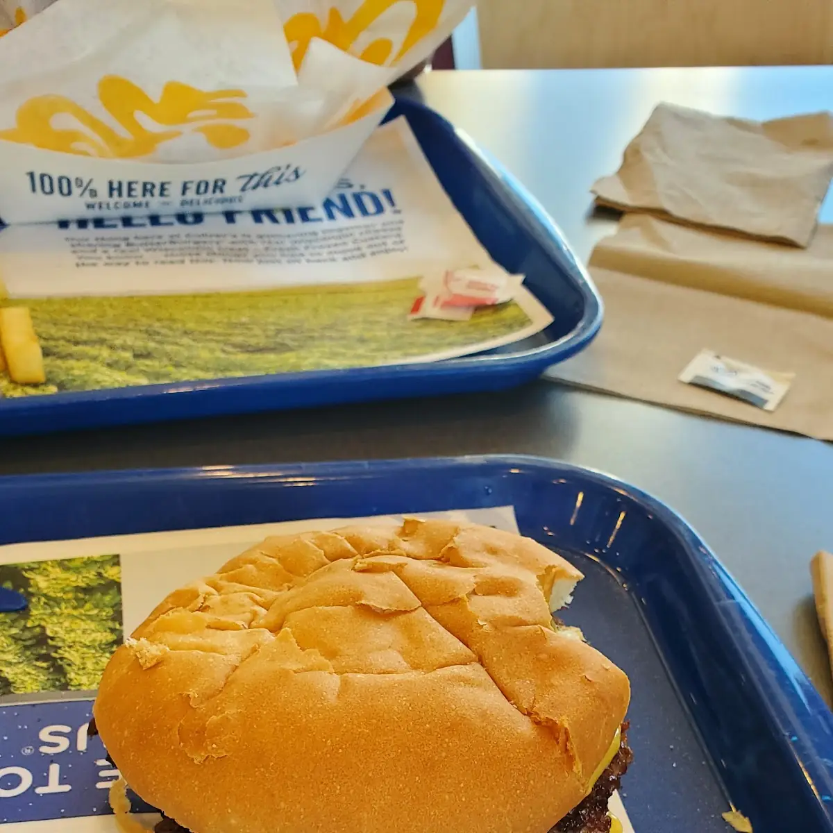 Gluten Free Cheese Deluxe Burger