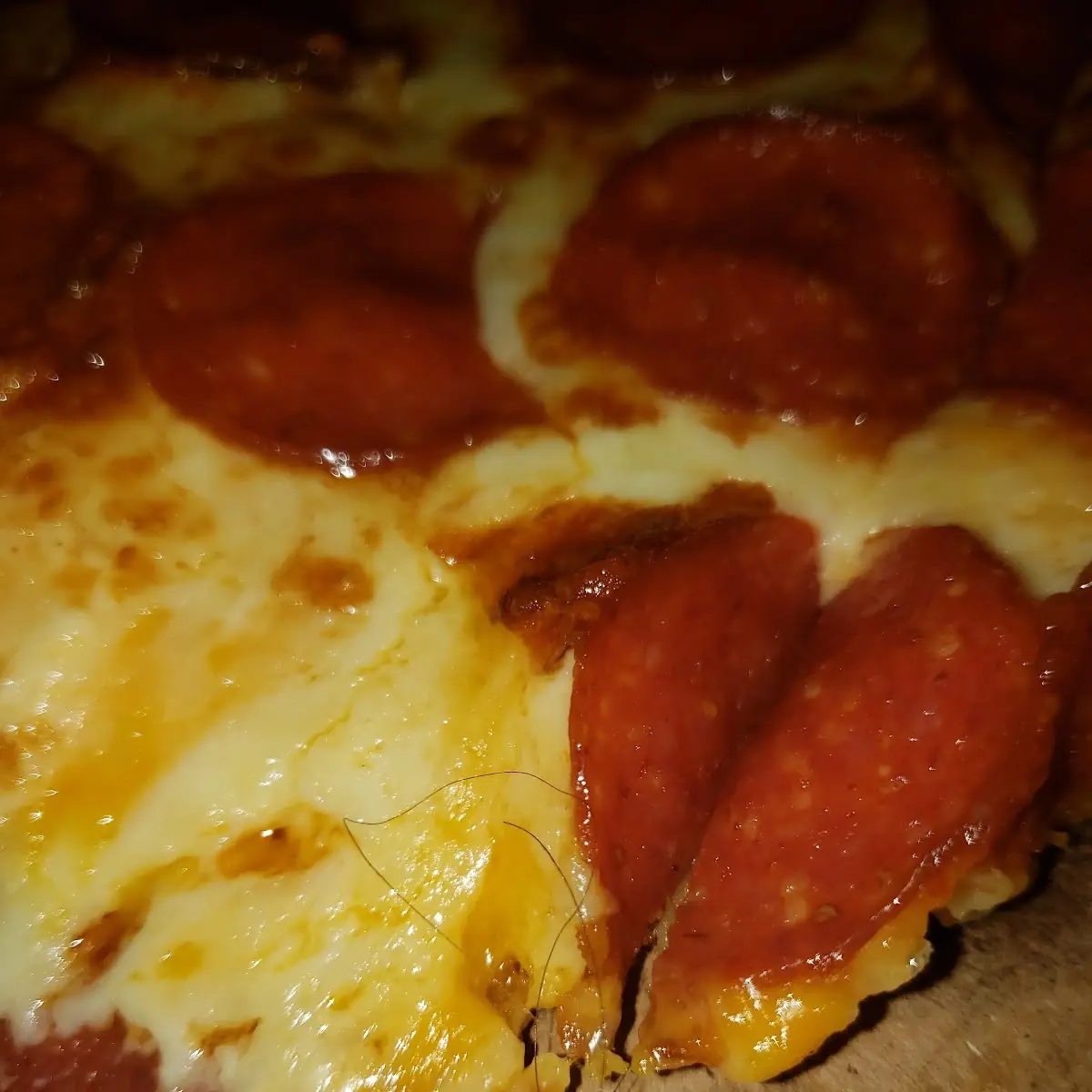 Hair in Pizza