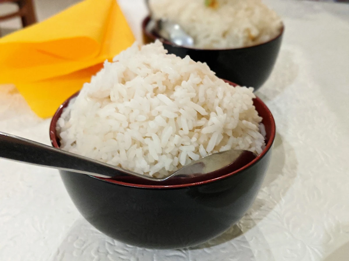 Coconut Rice and Plain Rice, Anna Bay Thai Restaurant
