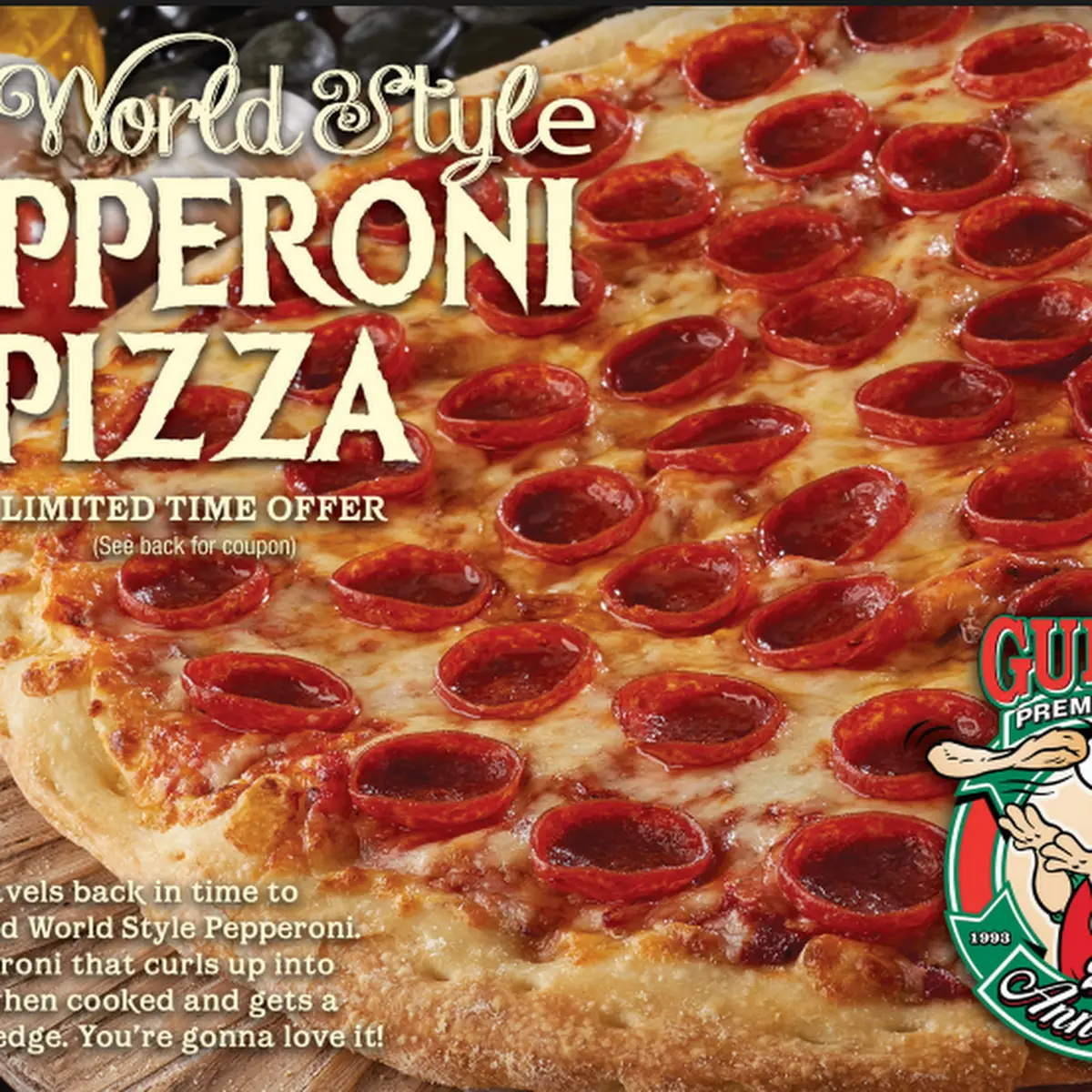 Old World Style Pepperoni Pizza